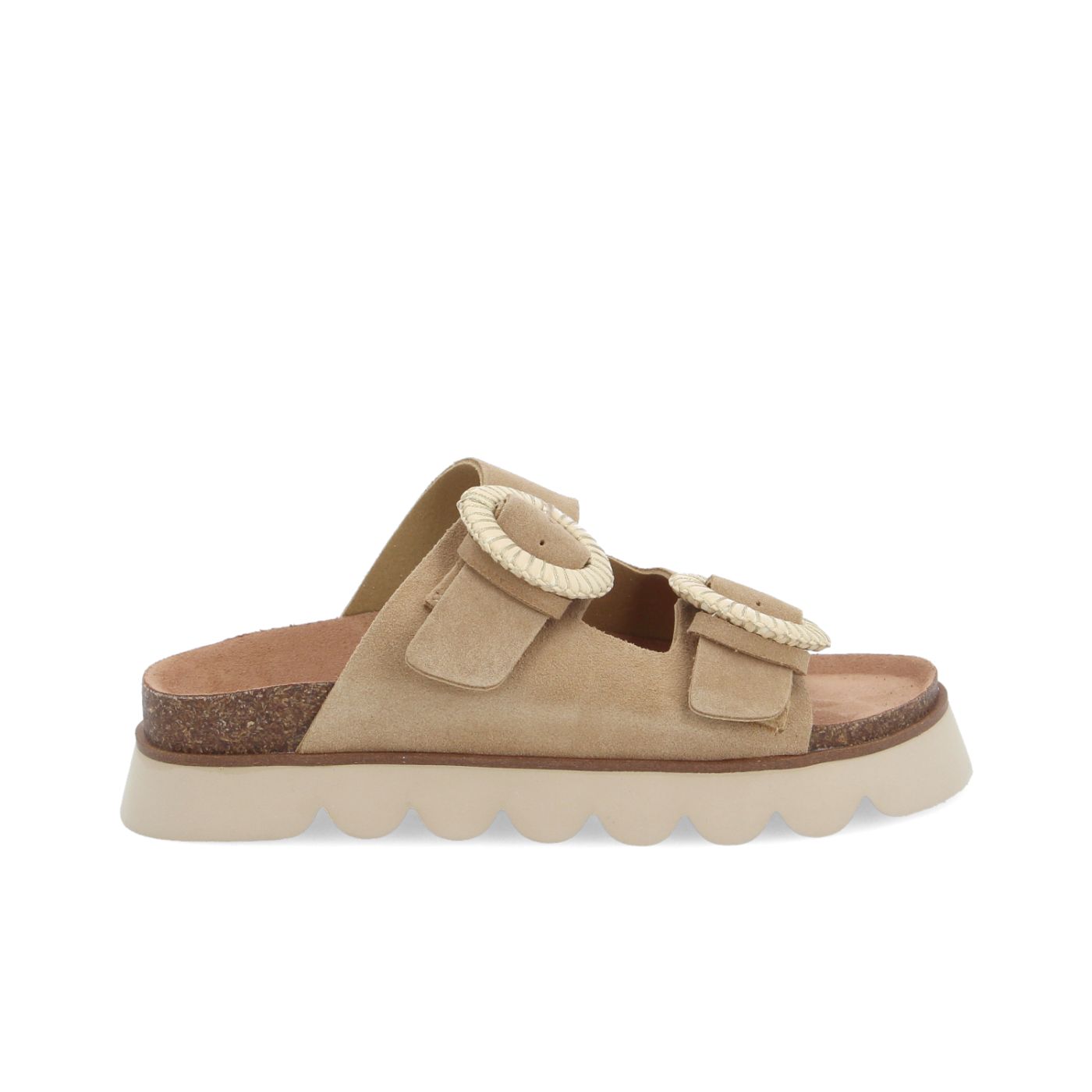 SANDY SLAP W - SUEDE - SABLE